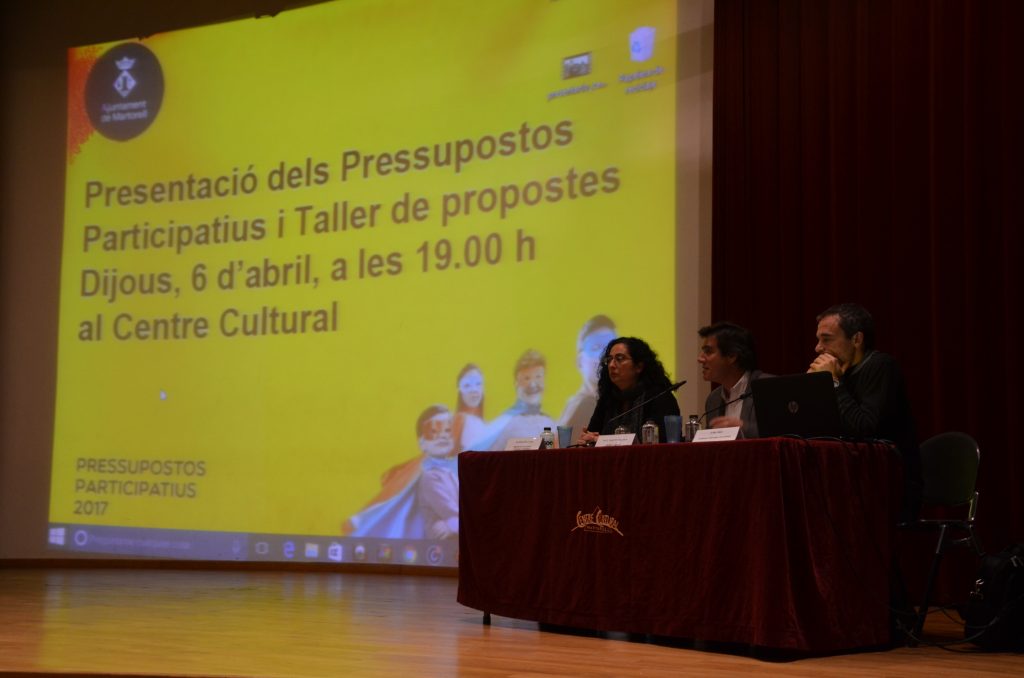 Presentació Pressupostos Participatius