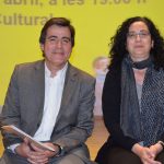L'alcalde Xavier Fonollosa i la regidora Míriam Riera
