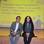 L'alcalde Xavier Fonollosa i la regidora Míriam Riera
