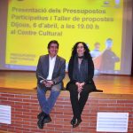 L'alcalde Xavier Fonollosa i la regidora Míriam Riera