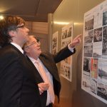 El president visita l'exposició dels 850 anys de l'Hospital.