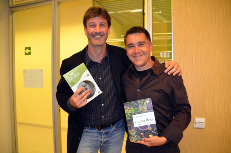 Adam Martín i Martí Gironell parlen d’alimentació sana i d’història a través dels seus respectius llibres