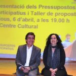 L'alcalde Xavier Fonollosa i la regidora Míriam Riera