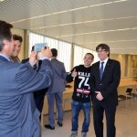 El president Puigdemont ha visitat la Biblioteca Municipal