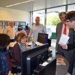El president Puigdemont ha visitat la Biblioteca Municipal