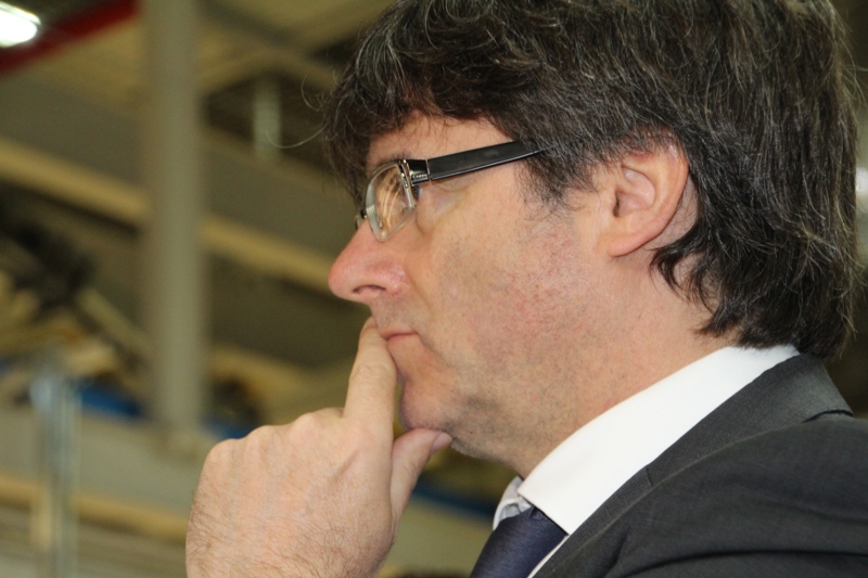 Visita president Puigdemont a SEAT