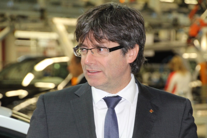 Visita president Puigdemont a SEAT