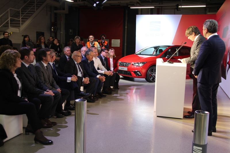 Visita president Puigdemont a SEAT