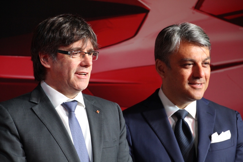 Visita president Puigdemont a SEAT
