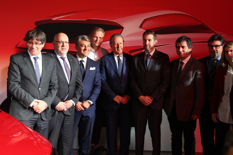 Visita president Puigdemont a SEAT