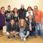 El regidor Sergi Corral amb els membres d'El Foment