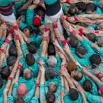 Castellers a la Fira de Primavera