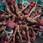 Castellers a la Fira de Primavera