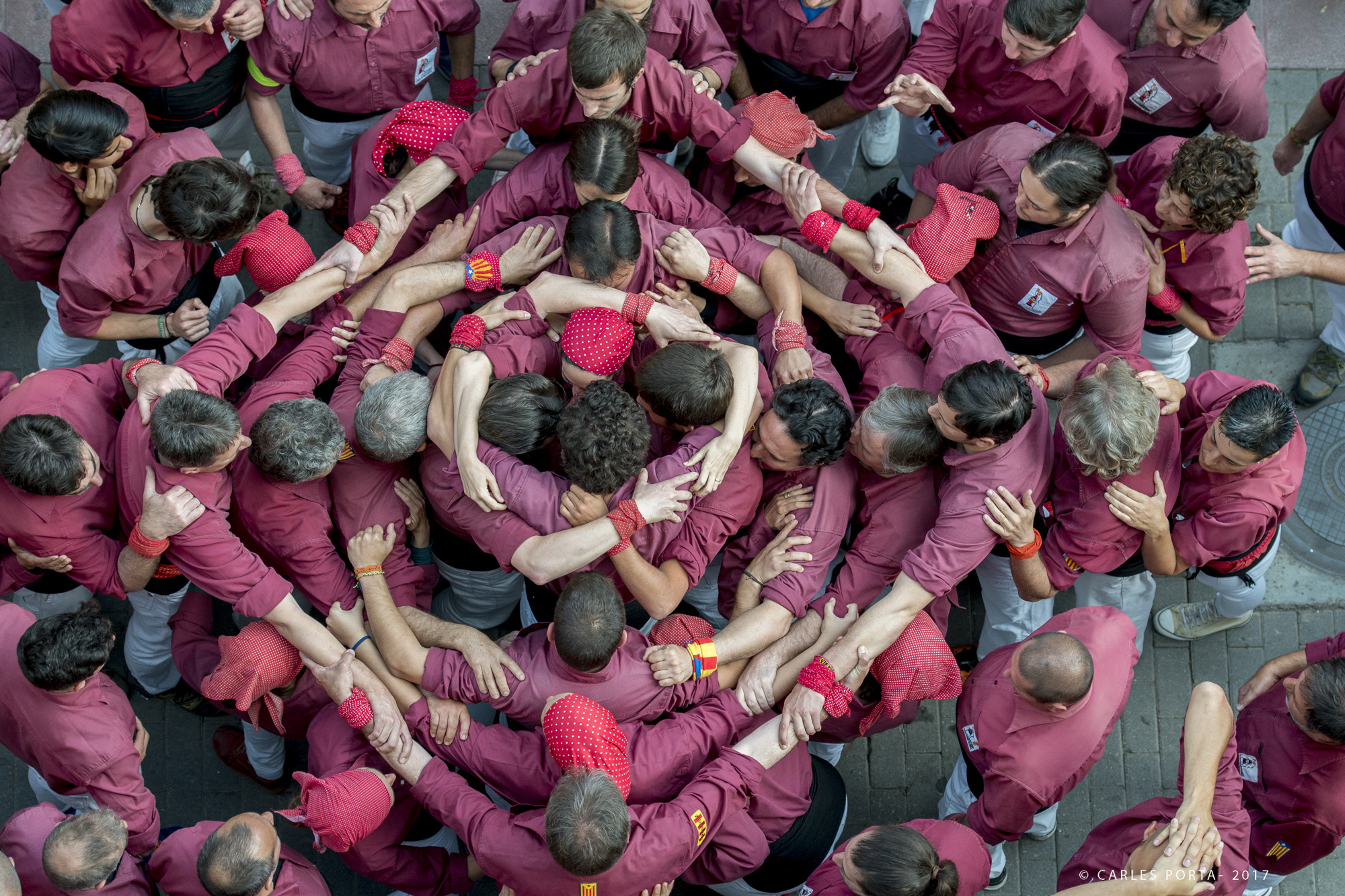 Castellers a la Fira de Primavera