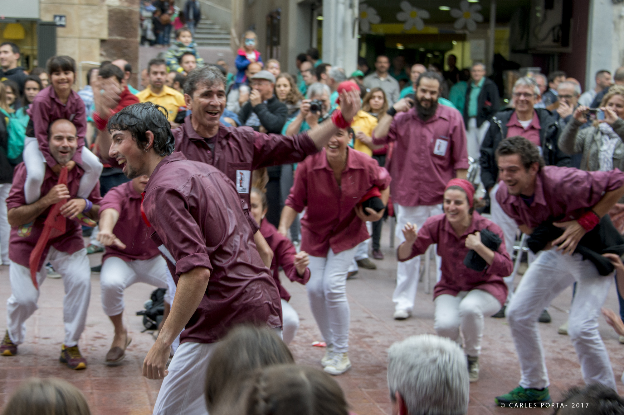 Castellers a la Fira de Primavera