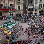 Castellers a la Fira de Primavera