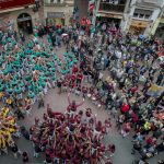 Castellers a la Fira de Primavera